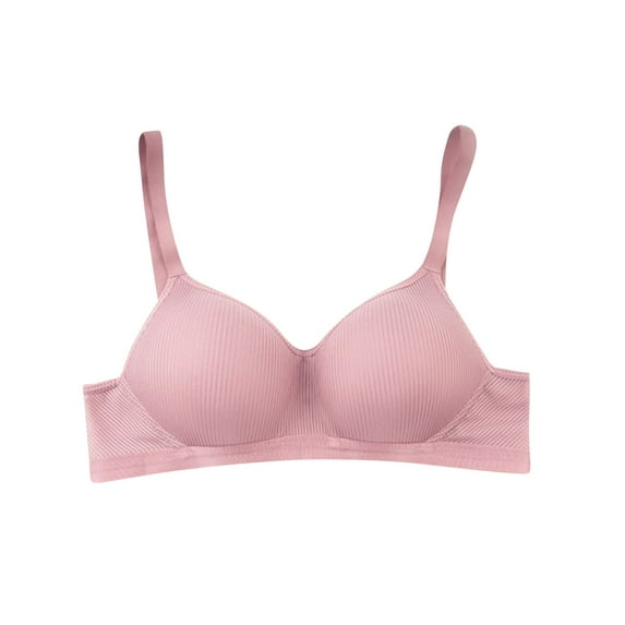 Ashirexll Tshirt Bras for Women, Wireless Bras for Women, Ladies' Solid Color Backless Seamless Push-Up U-Shaped Beautiful Back Underwear Everyday Bras