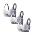 thumbnail image 1 of Ashirexll Tshirt Bras for Women, Wireless Bras for Women, Ladies' Solid Color Backless Seamless Push-Up U-Shaped Beautiful Back Underwear Everyday Bras, 1 of 2