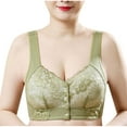 thumbnail image 1 of Ashirexll Tshirt Bras for Women, Wireless Bras for Women, Ladies' Solid Color Lace Backless Seamless Beautiful Back Underwear Everyday Bras, 1 of 7