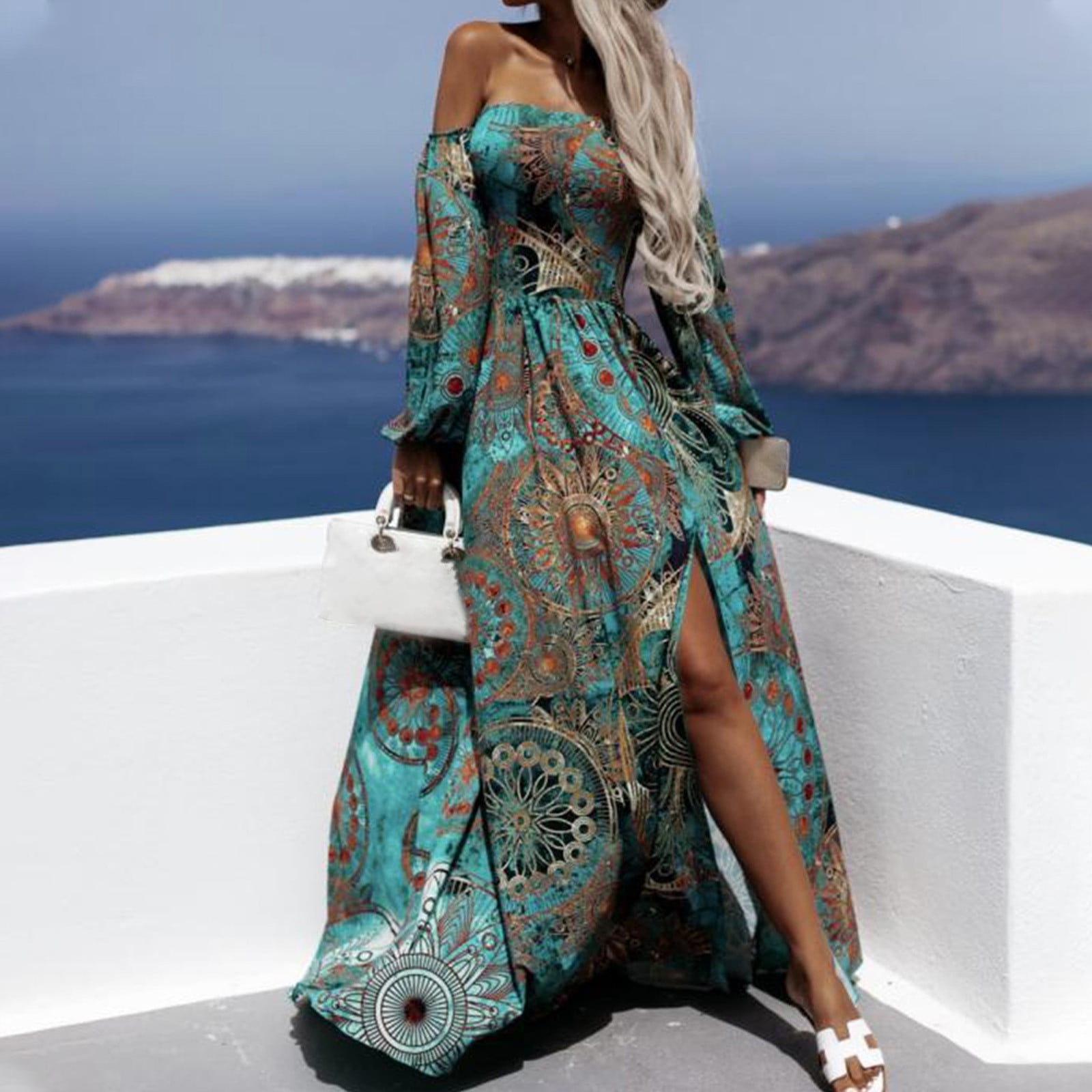 Zpanxa Women's Plus Size Summer Dresses, Wedding Guest Dress for Photoshoot, Elasticity Long Sleeves Printing Tube Tops Off Shoulder Dress, Women Hawaiian Casual Beach Long Dress Blue L - Walmart.com Zpanxa Women's Plus Size Summer Dresses, Wedding Guest Dress for Photoshoot, Elasticity Long Sleeves Printing Tube Tops Off Shoulder Dress, Women Hawaiian Casual Beach Long Dress Blue L - Walmart.com