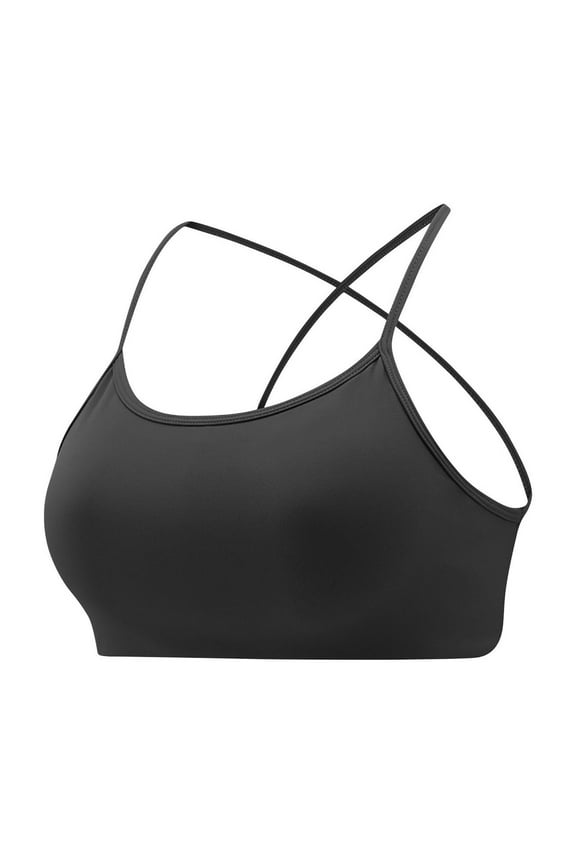 Women's Sports Bras, Sports Bras for Women Large Bust, Women Solid Color Back Sports Bra Fitness Clothes Running Drying Yoga Underwear