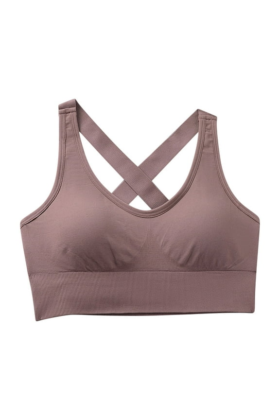 Women's Sports Bras, Sports Bras for Women Large Bust, Women Solid Casual Plus Size-thin Large Bra Sports Bra Full Bra Cup