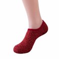 thumbnail image 1 of Ashirexll Womens Ankle Socks, Fuzzy Socks for Women, Winter Thickened Velvet Indoor Yoga Carpet Floor, 1 of 5