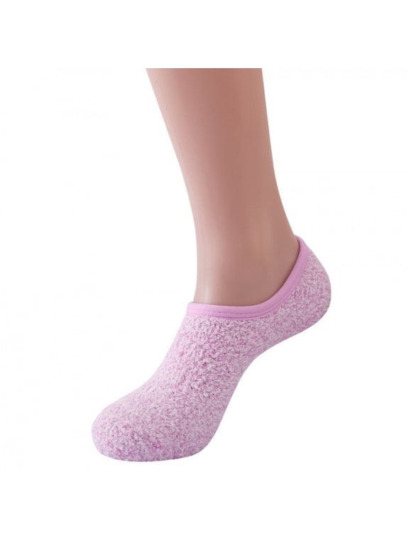 Womens Ankle Socks, Fuzzy Socks for Women, Winter Thickened Velvet Indoor Yoga Carpet Floor