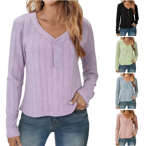 Ashirexll Womens Casual Tops, Fashion Multi Colored Long Sleeve Base Layer Top in Mesh Fabric