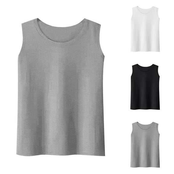 Ashirexll Womens Casual Tops, Tank Tops for Women, Camisole Sleeveless Inner Layer Sports Outer Layer Round Neck Tank