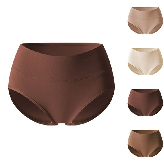Ashirexll Womens Cotton Underwear, Ladies Underwear Panties, Womens Lace Mid Rise Waist Hip Lift Breathable Body Underwear