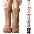 thumbnail image 1 of Ashirexll Womens Crew Socks, Fuzzy Socks for Women, Home Thick Insulated Sleeping Christmas Snow Slipper, 1 of 3