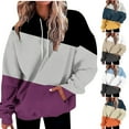 thumbnail image 1 of Ashirexll Womens Hoodies, Oversized Hoodies for Women, Fall Ladies' Loose Long Sleeve Pockets Hoodies Casual Sports Tops, 1 of 6