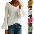 thumbnail image 1 of Ashirexll Womens Long Sleeve T Shirts Winter Tops for Women Casual Oversized Round Neck Sweater Loose Long Sleeve Top, 1 of 4