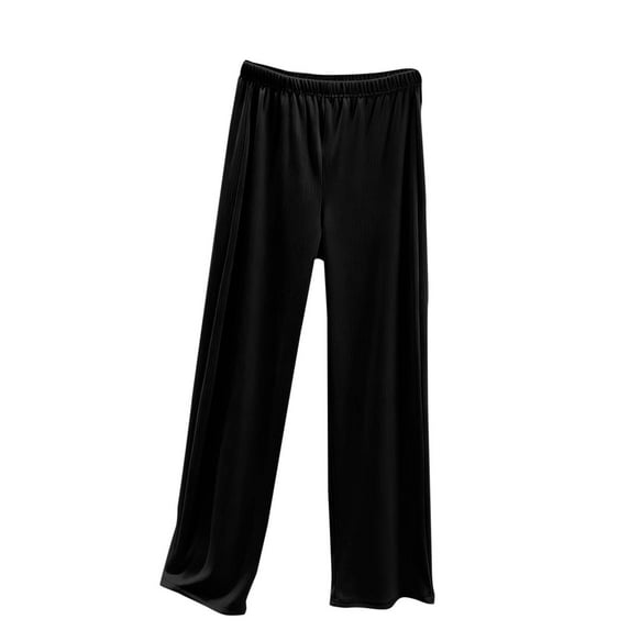 Ashirexll Womens Pajama Pants, Winter Pajamas for Women, Cozy Fleece Solid Color Sleep Pants with Elastic Waistband Fashion Casual Home Wear