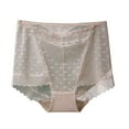 thumbnail image 1 of Ashirexll Womens Underwear, Period Underwear for Women, Panties for Women, Plus Size High Waist Sexy Lace Ultra-Thin Breathable Mesh Butt Lifting and Control Panties Coffee A XXL, 1 of 3