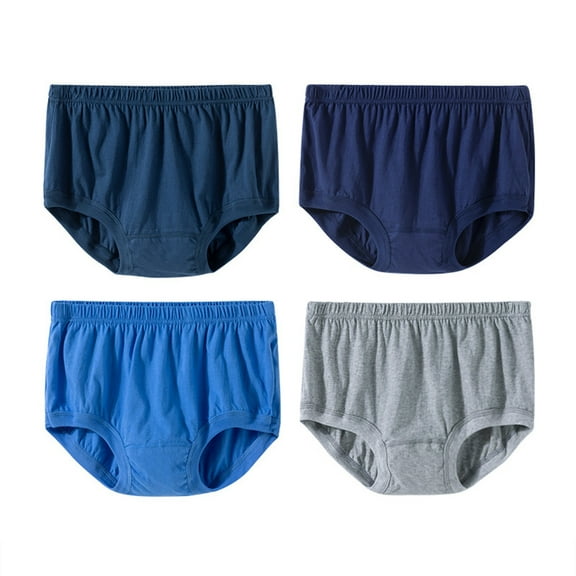 Ashirexll Womens Underwear Plus Size Sleep Shorts for Elderly Women Plus Size Cotton Panties Casual Loose Elastic Waist Shorts Blue D XXL