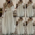 thumbnail image 1 of Ashirexll Womens Wedding Dress Elegant Sexy Casual Slim Sling Dress Solid Color Long Maxi Dress Cocktail Dresses for Women Evening Party Beige A XL, 1 of 6
