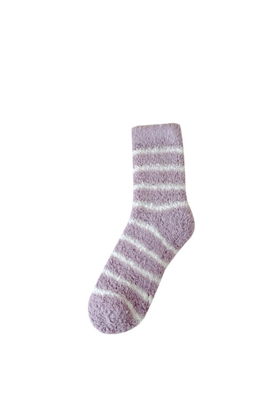 Wool Socks for Women, Womens Ankle Socks, Winter Mid Tube Socks with Soft Fleece Lining