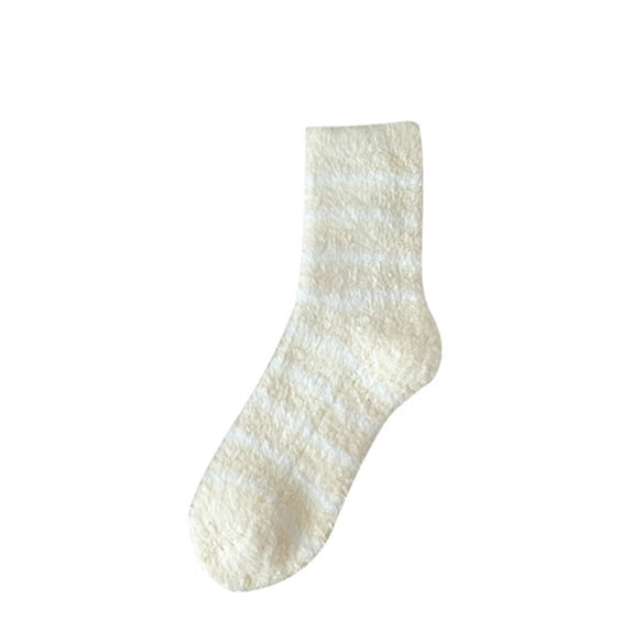 Ashirexll Wool Socks for Women, Womens Ankle Socks, Winter Mid Tube Socks with Soft Fleece Lining