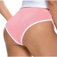 thumbnail image 1 of Ashirexll Workout Shorts Women, Solid Color High Waist Womens Stretchy Athletic Shorts Pink XL, 1 of 5