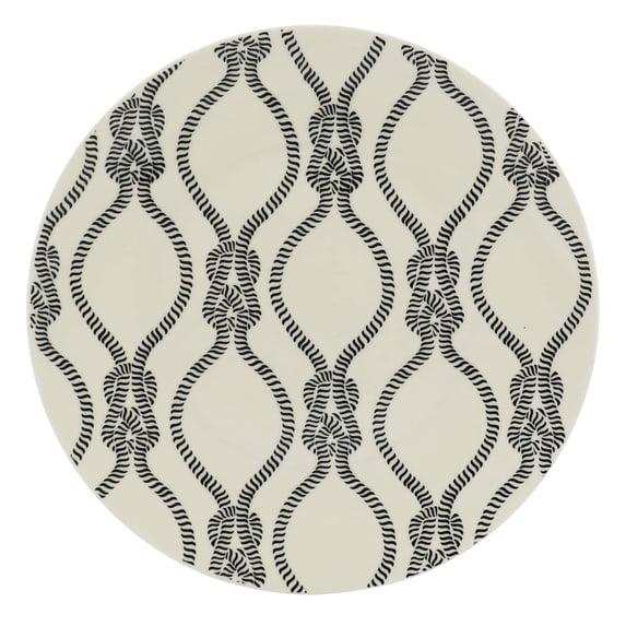 Ashland 10" Nautical Ceramic Plate , Summer Home Decor
