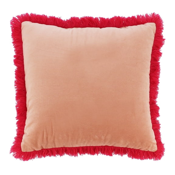 Ashland 18" Pillow with Tassels , Summer Home Decor