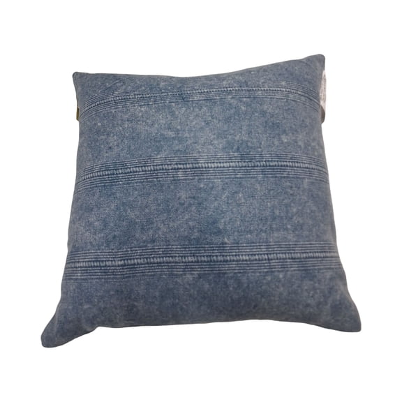 Ashland 20" Stone Washed Denim Pillow , Summer Home Decor