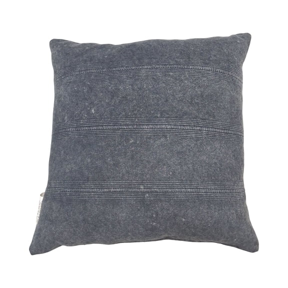 Ashland 20" Stone Washed Navy Pillow , Summer Home Decor