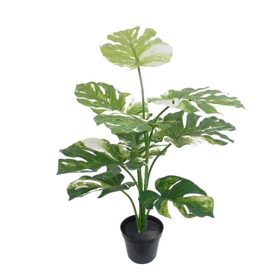 Ashland 26" Premade Potted Monstera Plant , Summer Floral for Crafts, Occastions, and Home Decor
