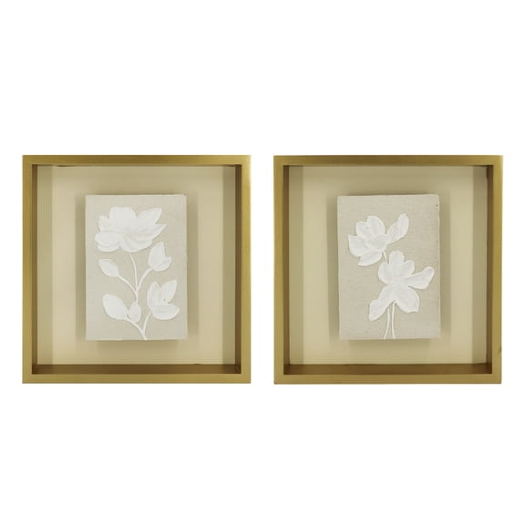 Ashland Assorted 11" Flower Block Wall Decor, 1pc. , Summer Home Decor
