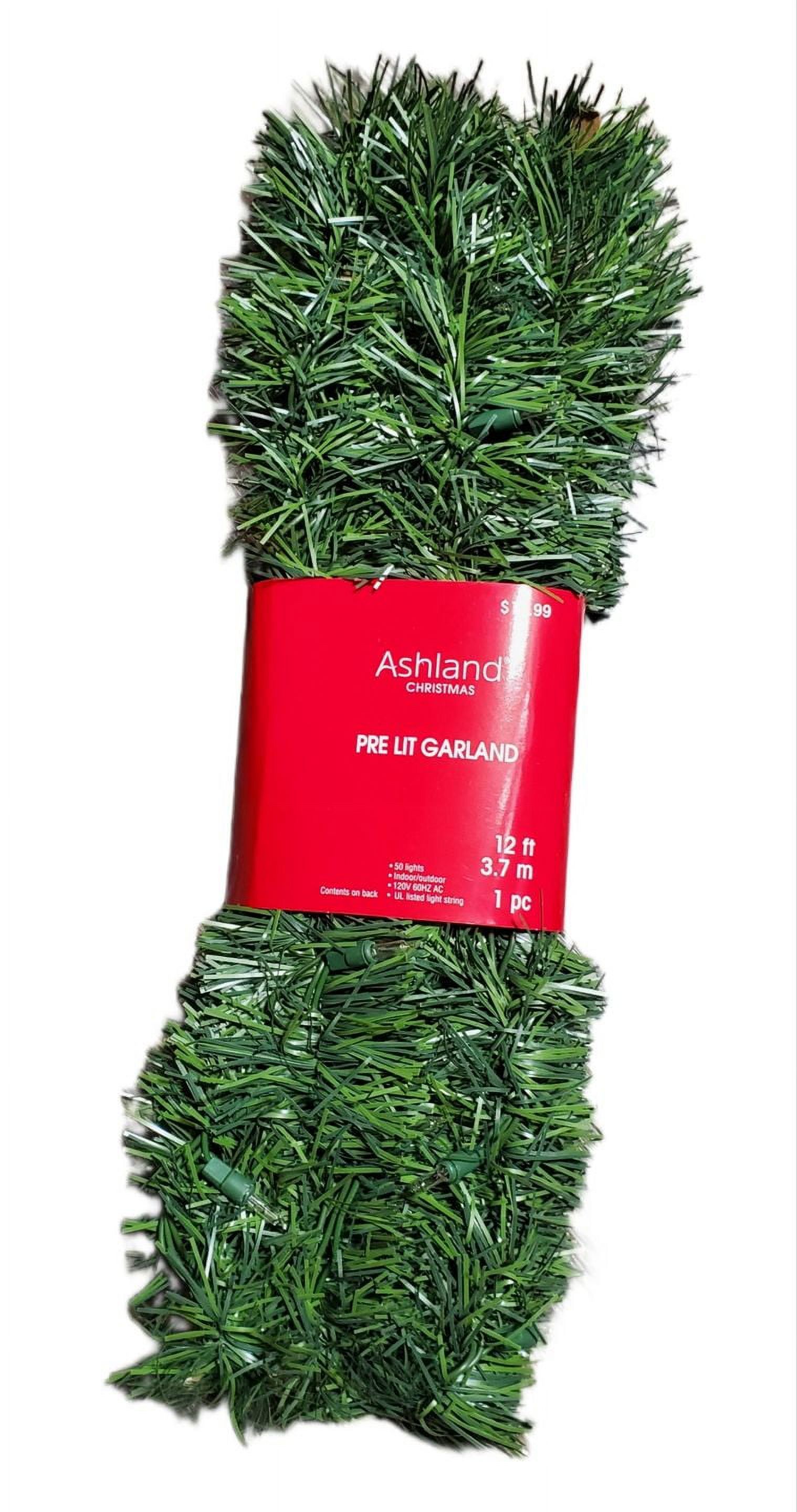 Ashland Christmas Pre Lit Garland 12 ft 50 lights