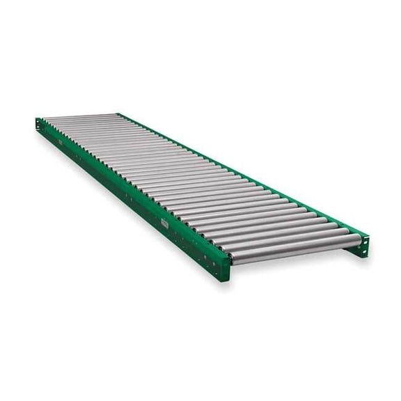 Ashland Conveyor Roller Conveyor,10 ft. L, 10BF 10F10KG03B10