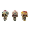 thumbnail image 1 of Ashland Day of the Dead Unscented Skull Candles 3pc, 1 of 3