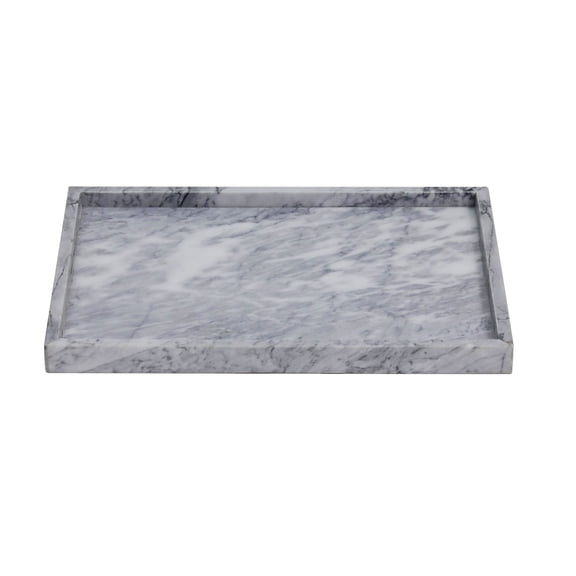 Ashland Decorative Tray - Rectangular Marble Candle Display - Natural - 14" x 10" - 1-Pack