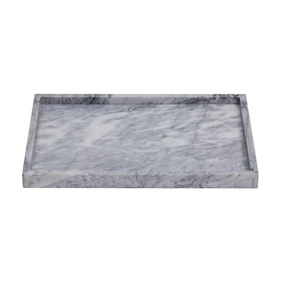 Ashland Decorative Tray - Rectangular Marble Candle Display - Natural - 14" x 10" - 1-Pack