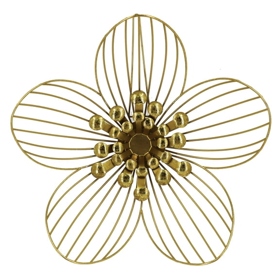 Ashland Gold Metal Wire Flower Wall Decor , Summer Home Decor