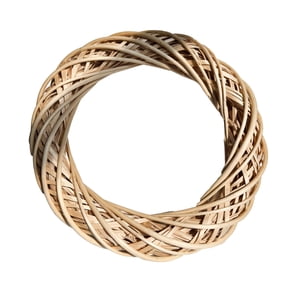 Ashland Natural Willow Wreath - Unfinished Hand-Woven Seasonal Craft Base - Brown - 18" - 1-Pack