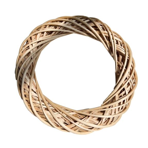 Ashland Natural Willow Wreath - Unfinished Hand-Woven Seasonal Craft Base - Brown - 18" - 1-Pack