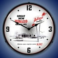 thumbnail image 1 of Ashland Oil Wall Clock, Lighted, 1 of 1