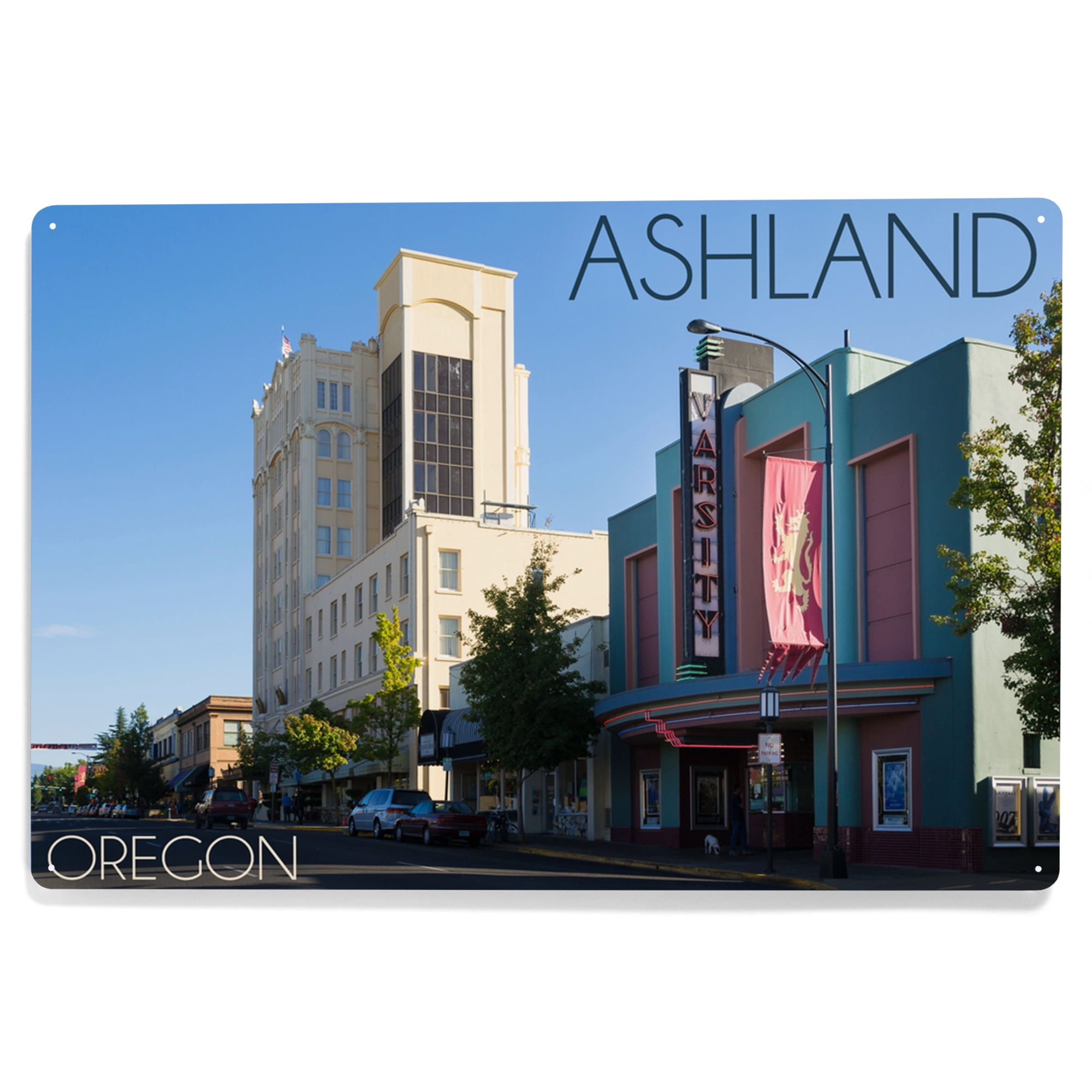 Ashlen Sign Ashland, Oregon, Varsity Theater (12x18 Aluminum Art, Indoor Outdoor ...