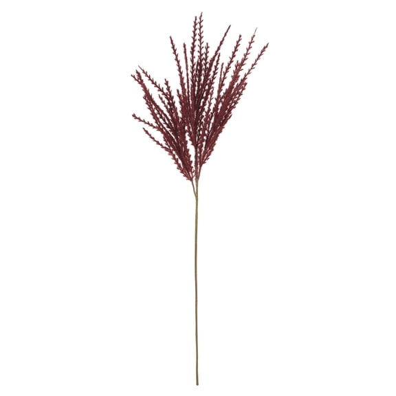 Ashland Pampas Grass Stem - Artificial Tall Plume Faux Floral Decoration - Burgundy - 31" - 12-Pack