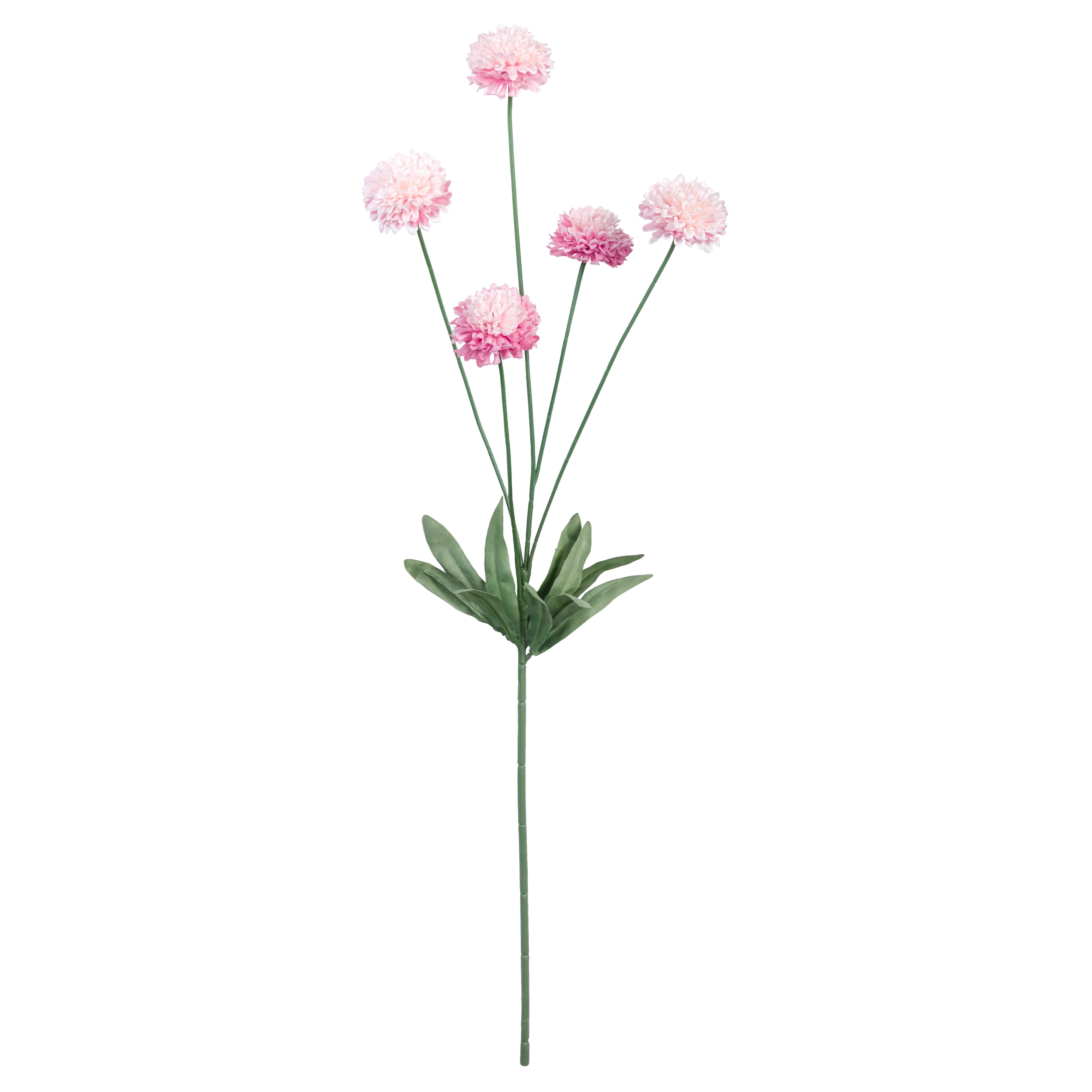Ashland Pink Pom Pom Stem, 26" , 12 Pack