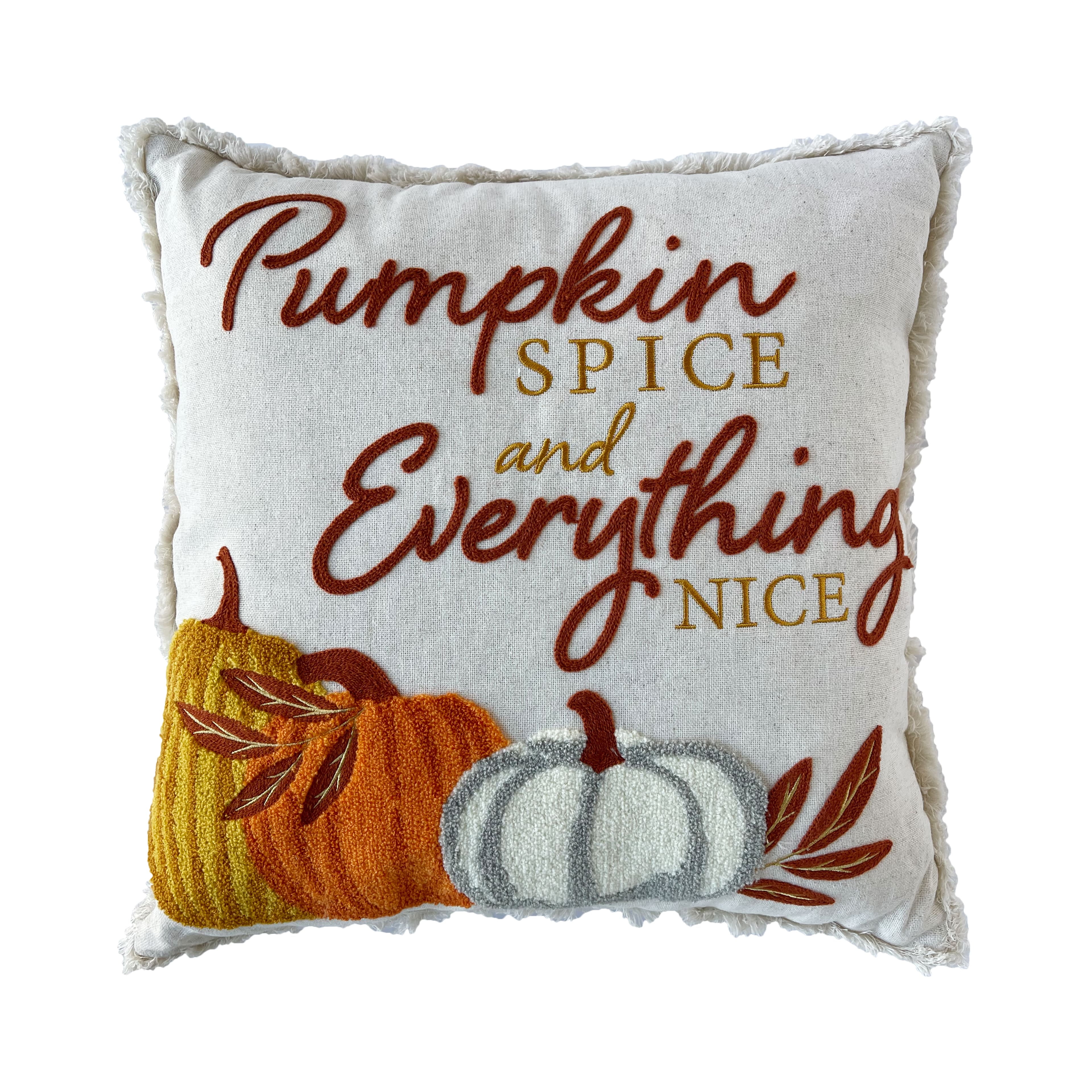 Ashland Pumpkin Spice Pillow, Fall Décor