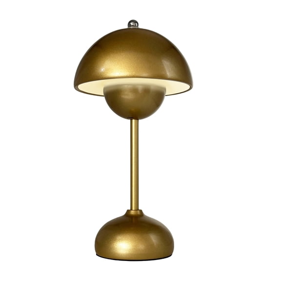 Ashland Tap Lamp - Portable Battery USB-C Rechargeable - Gold - 6.3" x 11.02" - 1-Pack