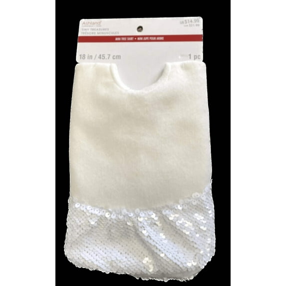 Mini Christmas Tree Skirt - Ashland Tiny Treasures 10 inch
