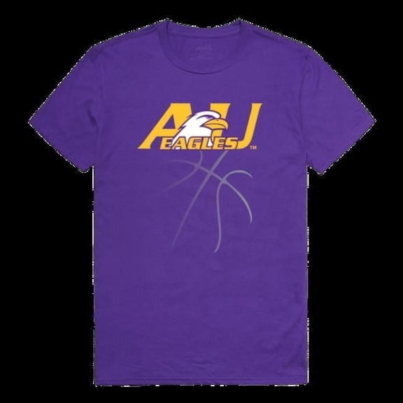 Ashland University Eagles College Basketball T-Shirt, Purple - Small