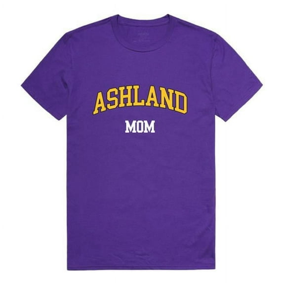 Ashland University Eagles College Mom Short Sleeve T-Shirt, Purple - Medium