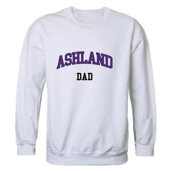 Ashland University Eagles Dad Crewneck Sweatshirt, White - 2XL