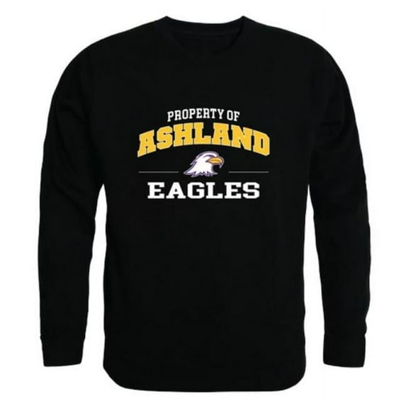 Ashland University Eagles Property of Crewneck Sweatshirt, Black - 2XL