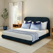 Ashland Upholstered Bed (King), Indigo