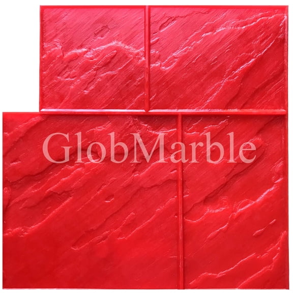 Ashlar Slate Texture Imprint Concrete Stamp Mats SM 3004/1 Rigid, with handles