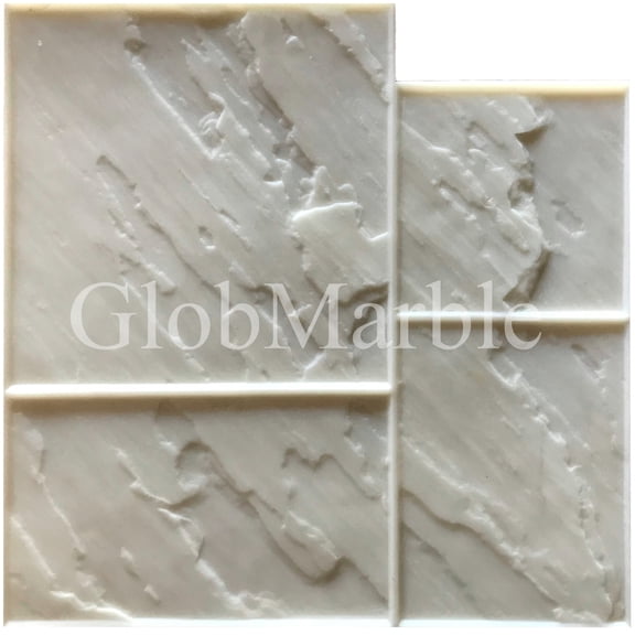 Ashlar Slate Texture Imprint Concrete Stamp Mats SM 3004/F Flexible, without handles