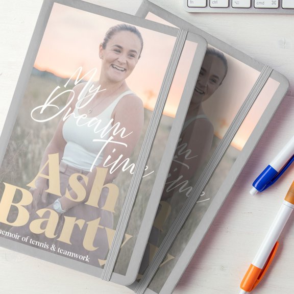 Ashleigh Barty Custom Printed Notebook.